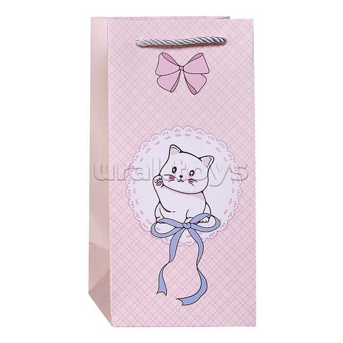 Пакет подарочный "Нежный подарок" 24,5*12*10см.