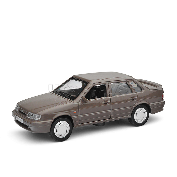 Машина металл ВАЗ-2115 "Самара" 12 см,серебристо-коричневый, в коробке