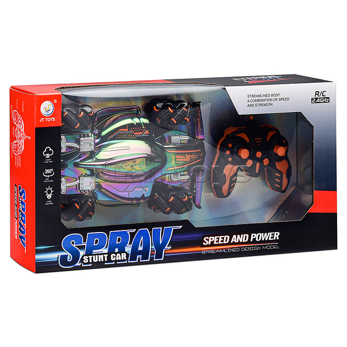 Машина "Неон" р/у, 27 MHz, в коробке