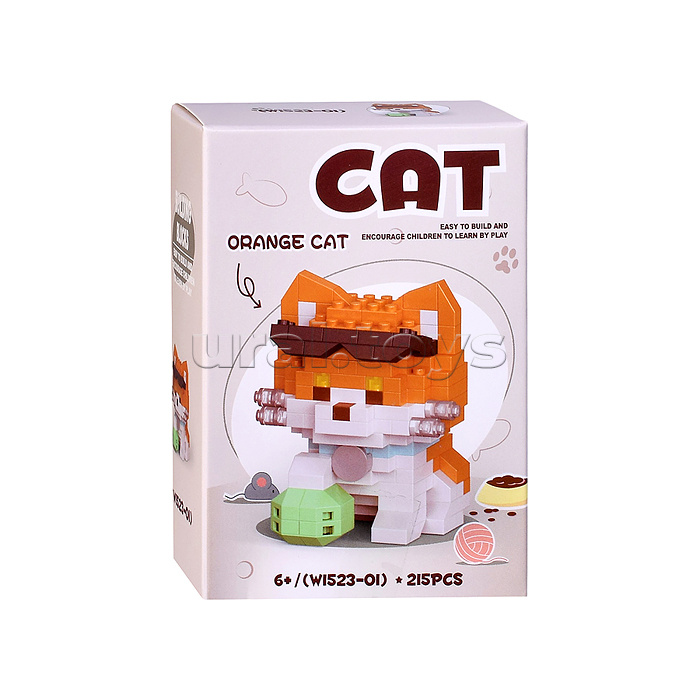 Конструктор "Кошка" (215 дет.) в коробке