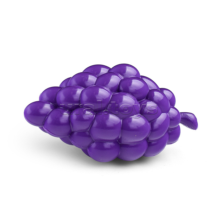 Игровой набор "Фрукты" 6 предметов (виноград, лимон, банан, апельсин, груша, яблоко)