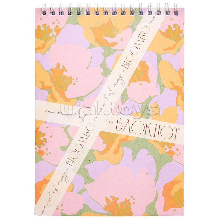 Блокноты А5 60л. "Moment Blooming.2" гребень