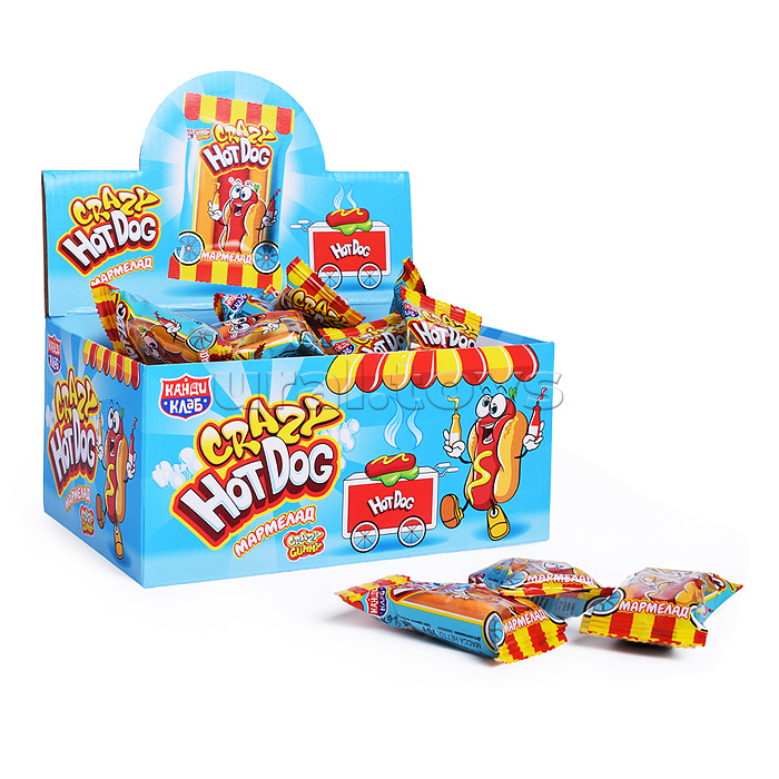 Мармелад "Crazy HOT DOG" 10гр*48шт