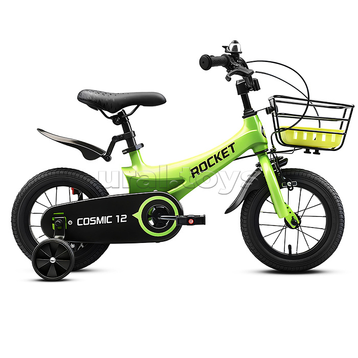 Велосипед 12" Rocket Cosmic, цвет салатовый