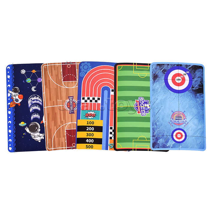 Игра настольная "Космические истории" 6в1, в коробке