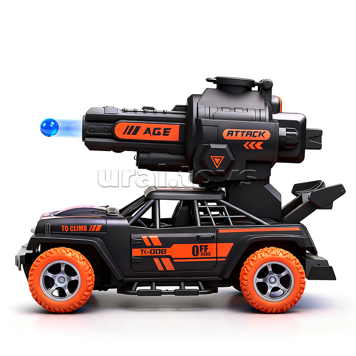 Машина "Джип" с аква пушкой, р/у, 27 MHz, в коробке