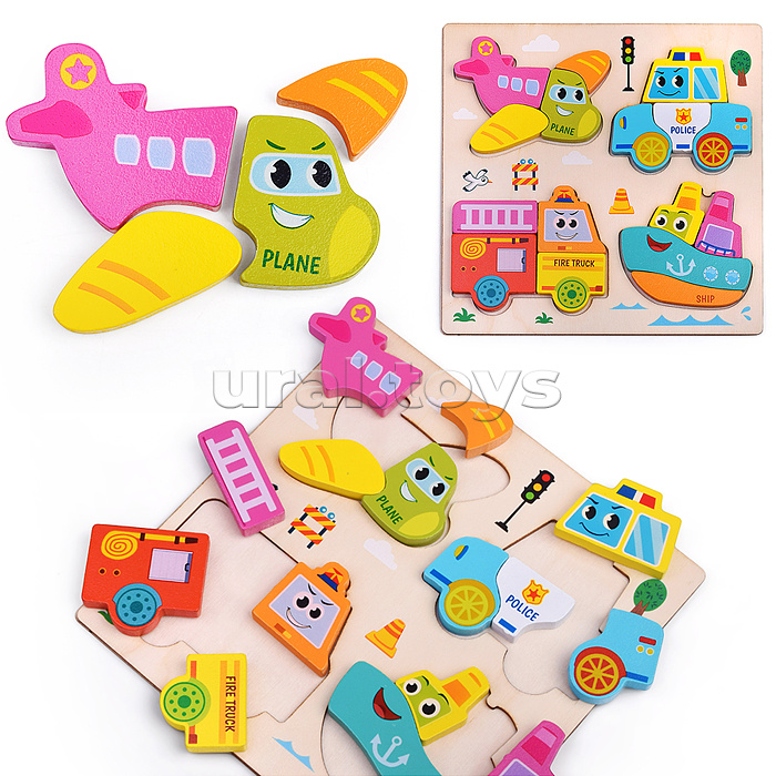 Пазл-вкладыш "Транспорт"