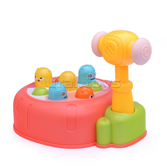 Развивающая игра-стучалка "Поймай крота" в коробке