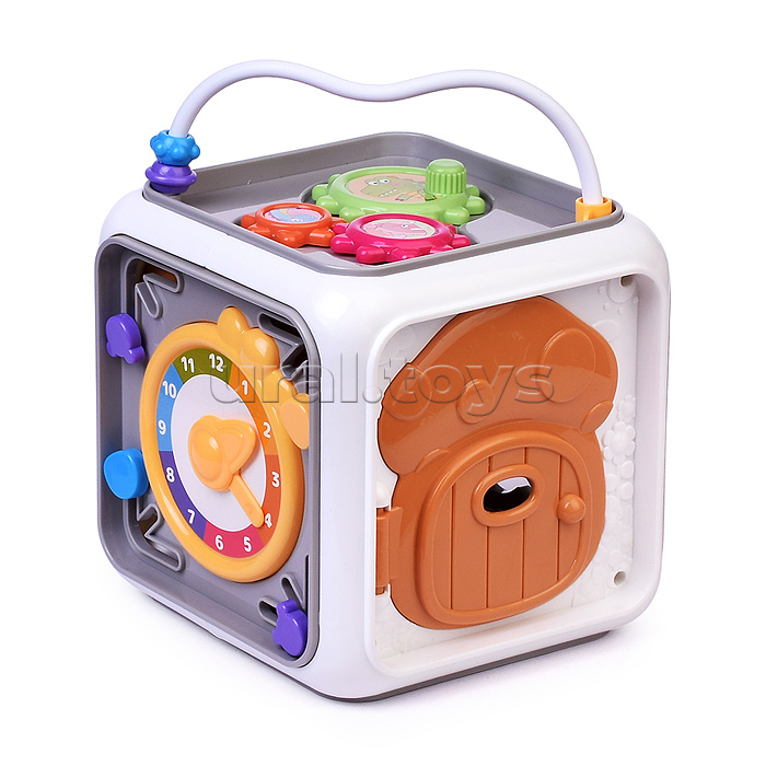 Куб развивающий "Веселые нотки" в коробке