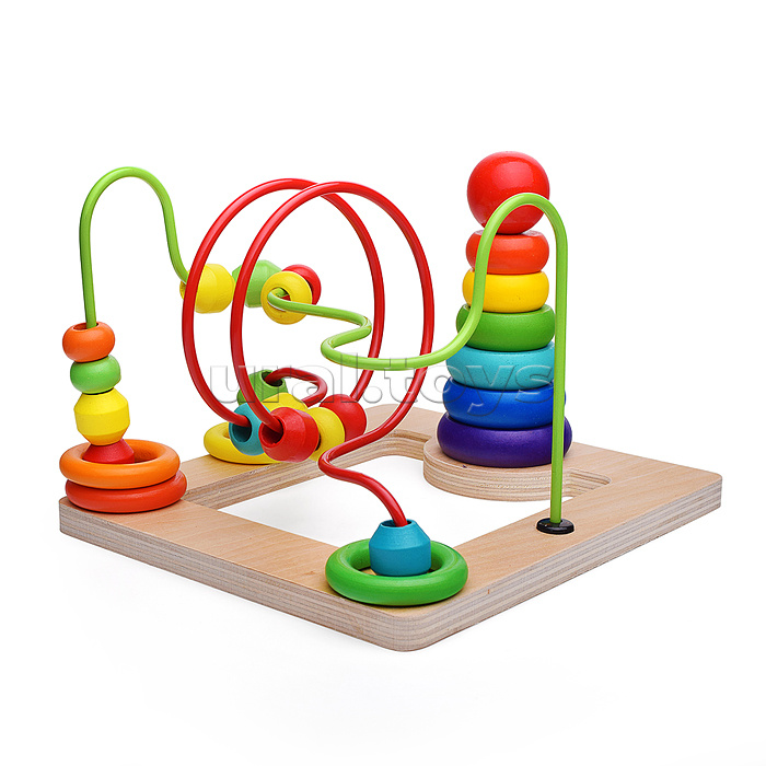 Игра развивающая "Лабиринт и пирамида"