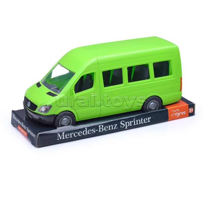Автомобиль «Mercedes-Benz Sprinter» пасажирский (зеленый) на планшетке
