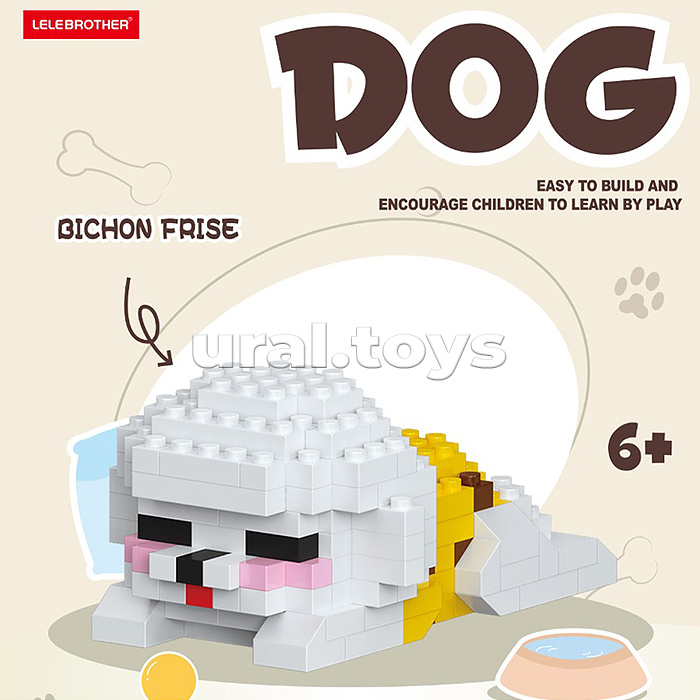Конструктор "Собака" (148 дет.) в коробке