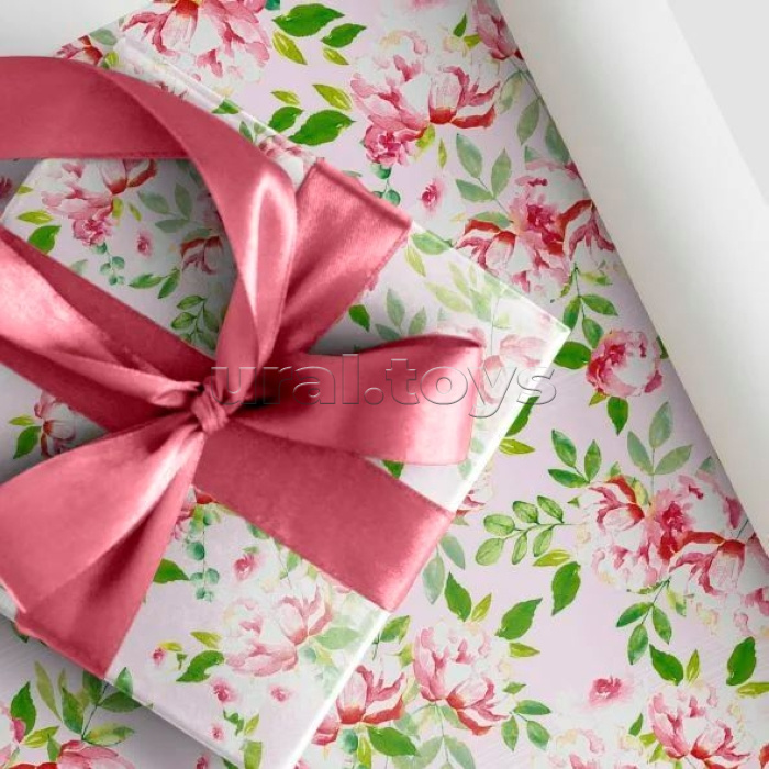 Бумага оберточная 68,5см.х1м, в ассортименте