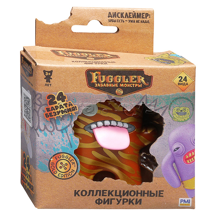 Коллекционная фигурка Розовый Крикун, 1 шт. в коробке с окном, Fuggler Gold Edition