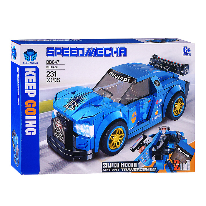 Конструктор "Механика скорости" (231 дет.) в коробке