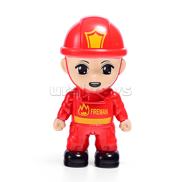 Конструктор-машина "Пожарная служба" с отверткой, в коробке