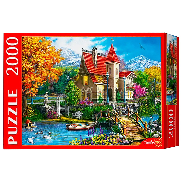 Пазлы 2000 "Усадьба горной реки"