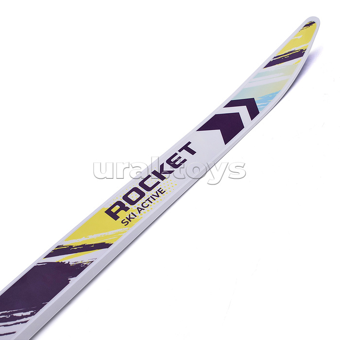 Комплект лыжный подростковый ROCKET SKI AKTIV, лыжи 120 см, палки 95 см