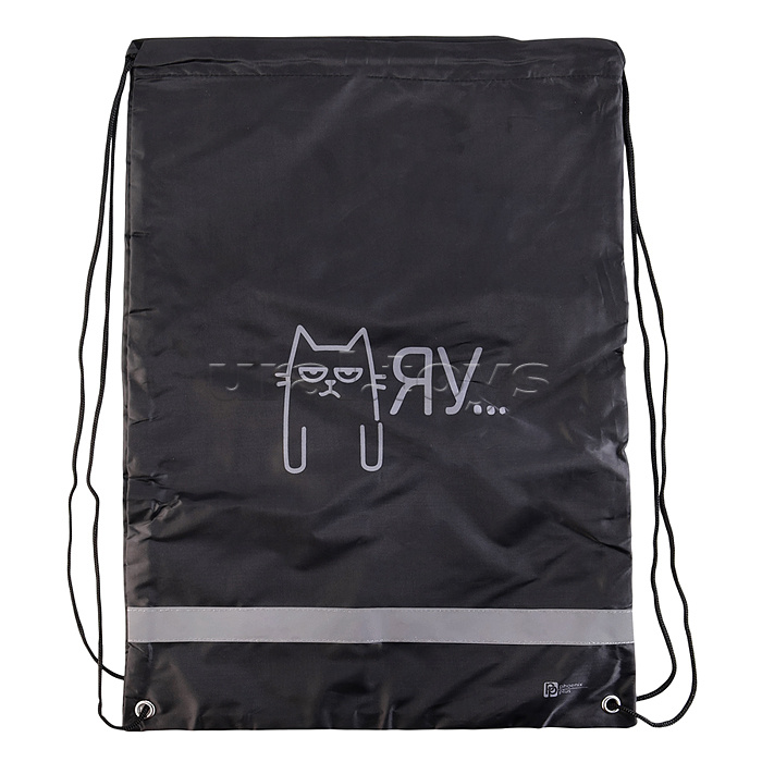 Мешок для обуви "Мяу" 1 отделение, 36x48 см, полиэстер