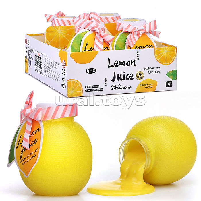Игрушка-Антистресс "Лизун. Лимон"
