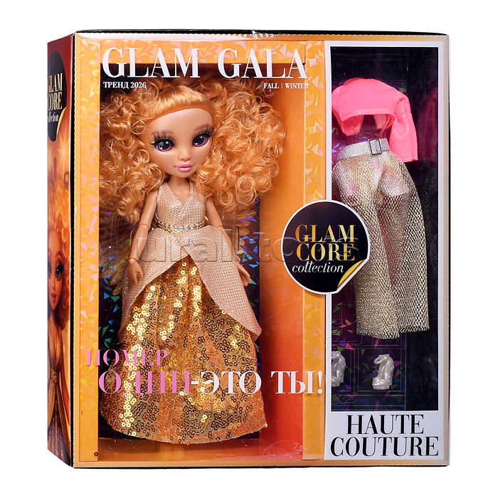Модная кукла Glam Core, Рири Glam Gala, 27 см