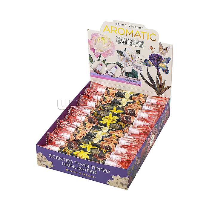 Текстовыделитель с запахом "Flora. Lush Bouquet" розовый