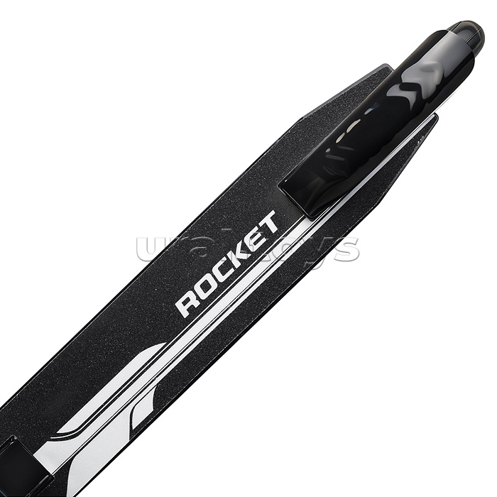 Самокат ROCKET колеса PU 200 мм, ABEC 7, чёрный (в пакете)