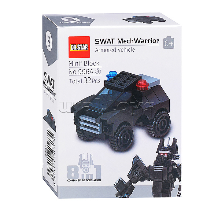 Конструктор "Робот собровец" в коробке