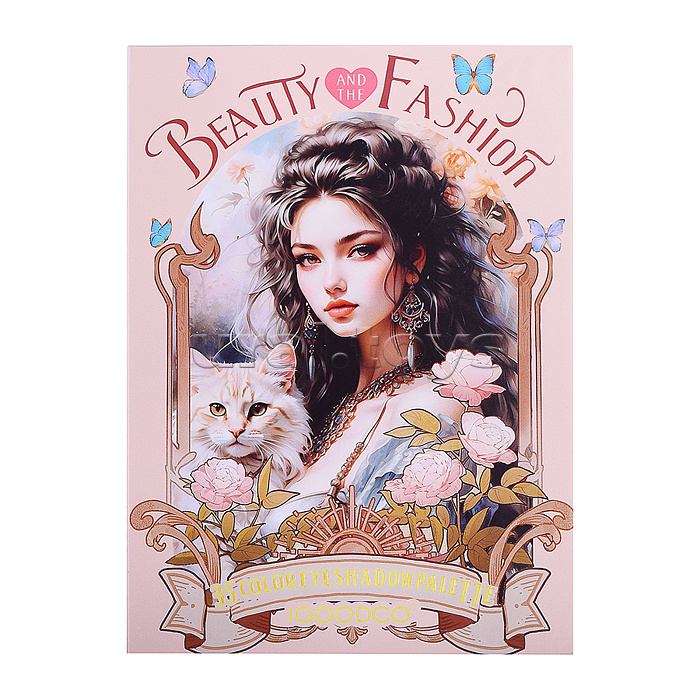 Косметика детская "Незнакомка с котом" (палетка теней)