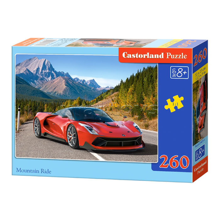 Пазлы 260 "Авто в горах"