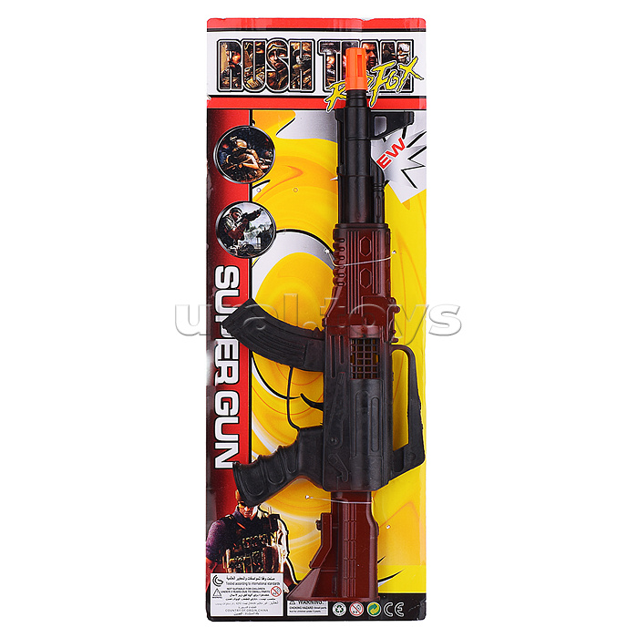 Автомат-трещётка "Стрельба" на листе