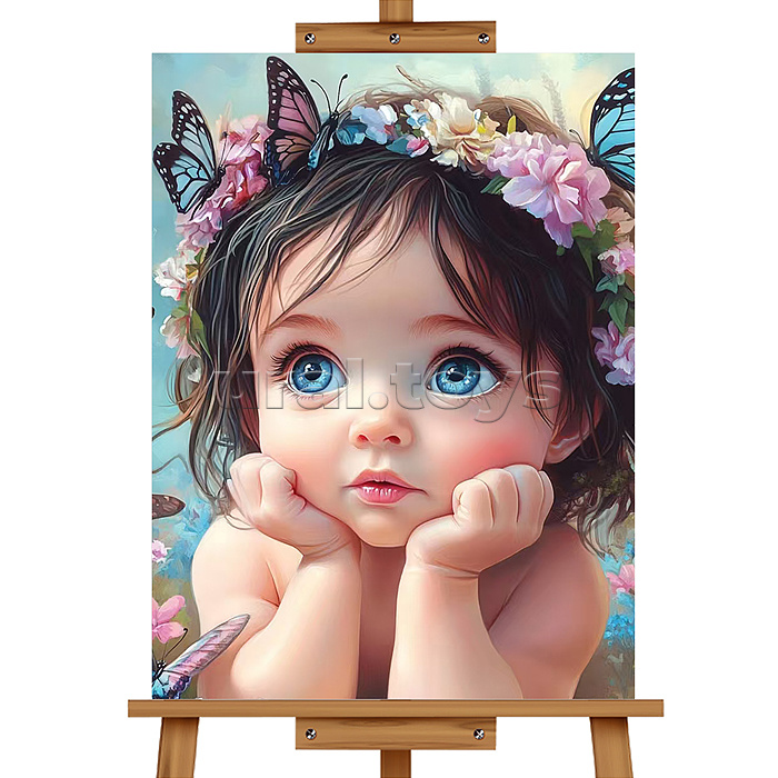 Мозаика алмазная "Мечта девочки" 30*40см.