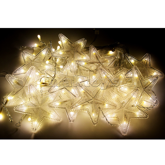 Электрогирлянда интерьерная "Звёздочки" теплый Электрогирлянда интерьерная "Звёздочки" теплый