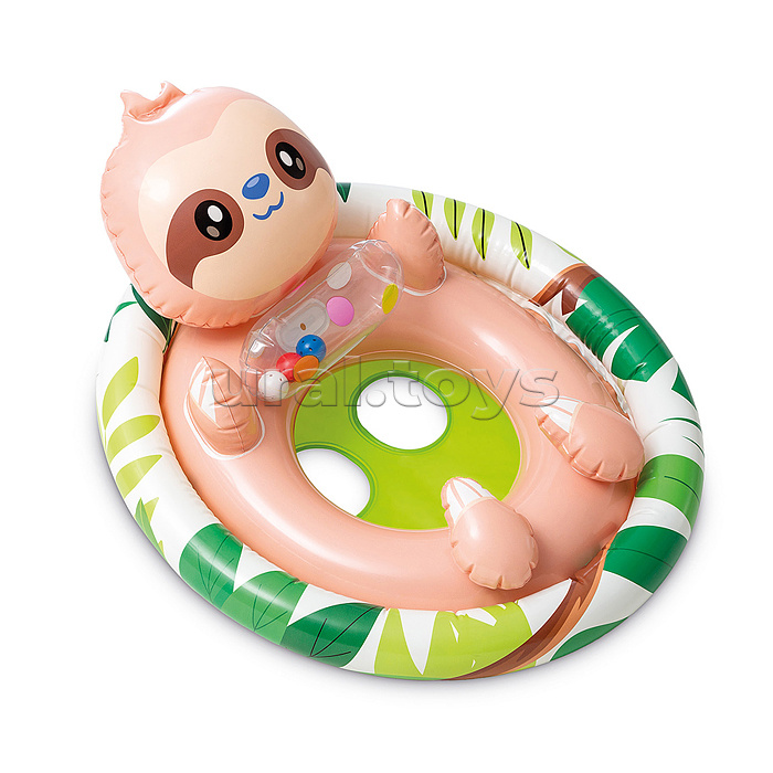 Круг для плавания "Зверюшки", с сиденьем, от 3-4 лет, цвета МИКС, 59570NP INTEX