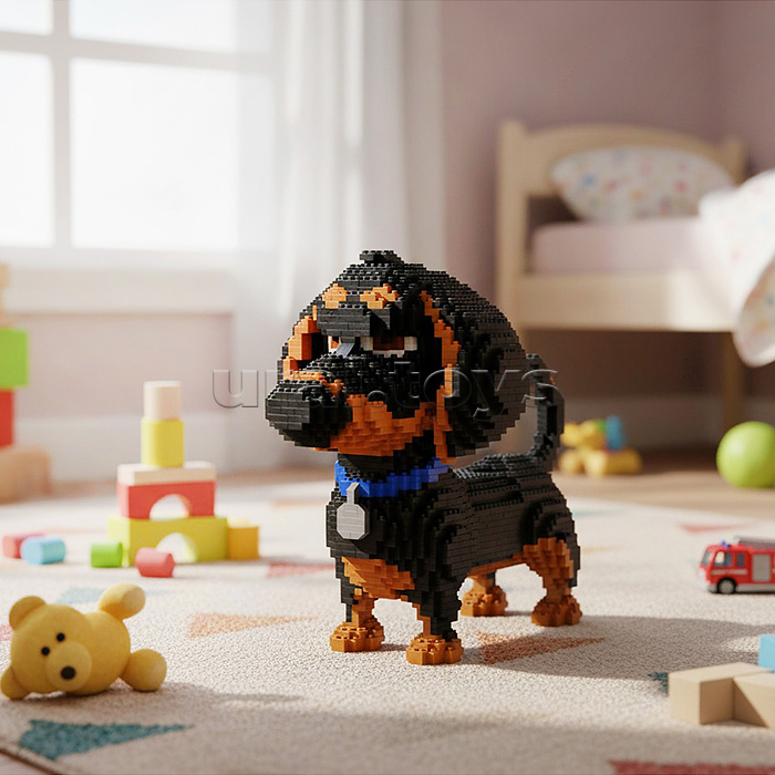 Конструктор "Такса" 3D, в коробке