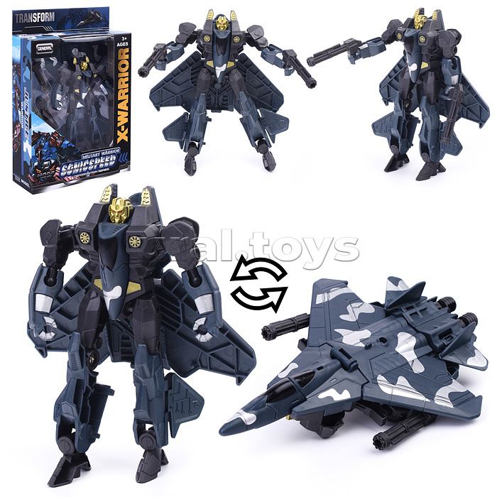 Робот трансформирующийся в самолет, в коробке