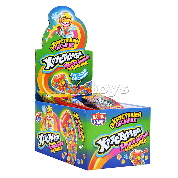 Жевательный мармелад в хрустящей обсыпке "Хрустямба" 10г*30шт