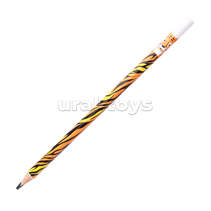 Карандаш чернографитовый "ArtGraphix. Fun. Тигр" НВ (пластиковый корпус)