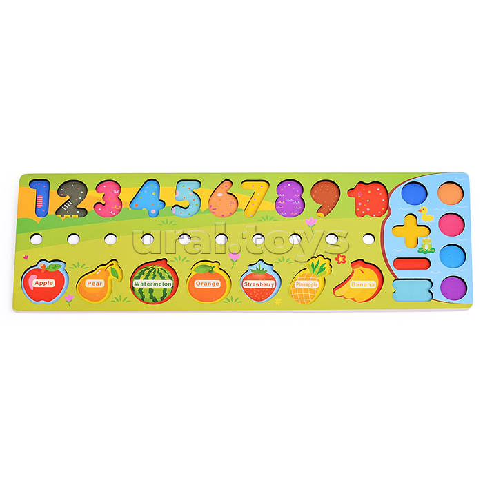 Игра развивающая "Веселая рыбалка - Фруктики"