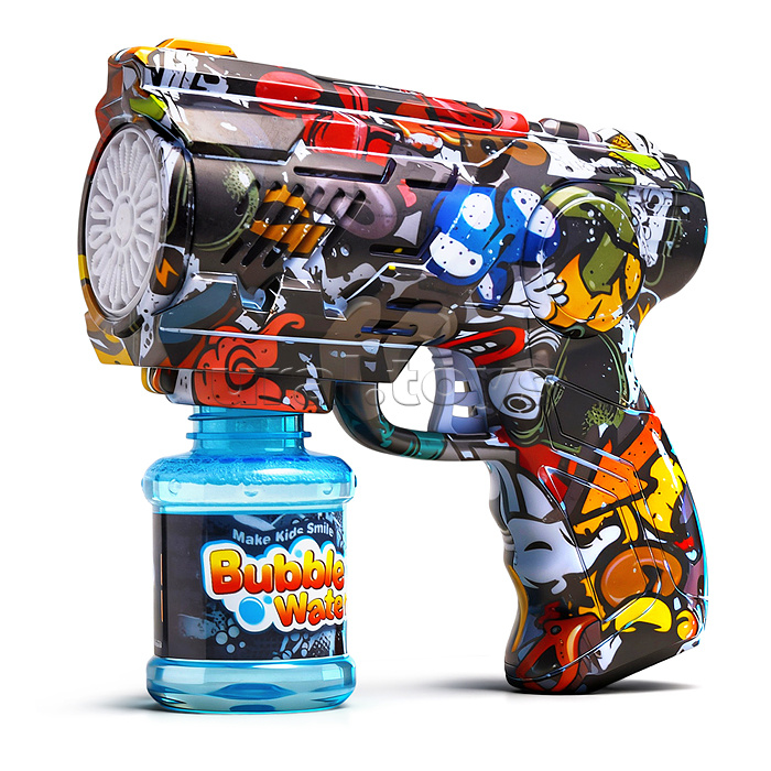 Бластер для мыльных пузырей YD6701A "Граффити пузырь" в коробке