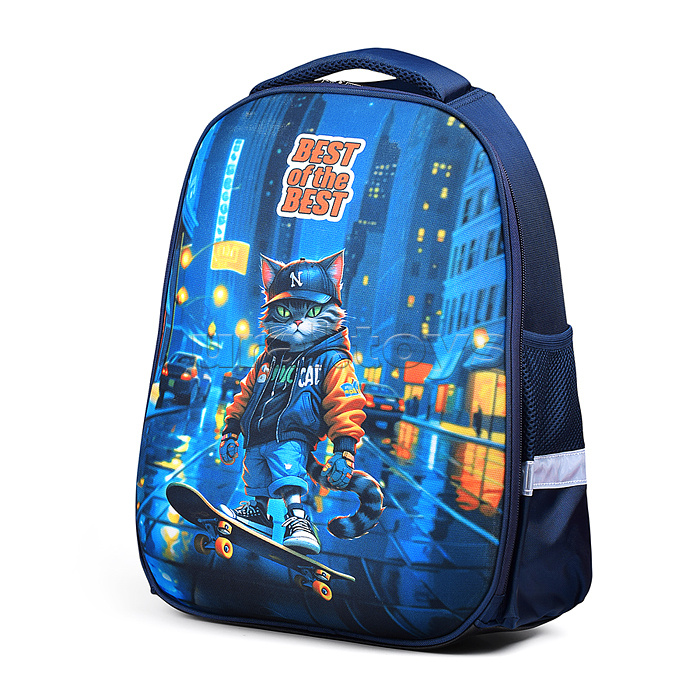 Рюкзак "Optima. Best Of The Best" школьный жесткий 37x28x18 см (17 л) вес 700 г, 1 отделение Рюкзак "Optima. Best Of The Best" школьный жесткий 37x28x18 см (17 л) вес 700 г, 1 отделение