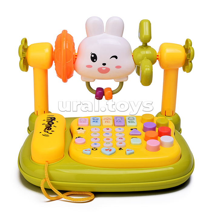 Игрушка музыкальная "Телефон-Зайчик"  в коробке
