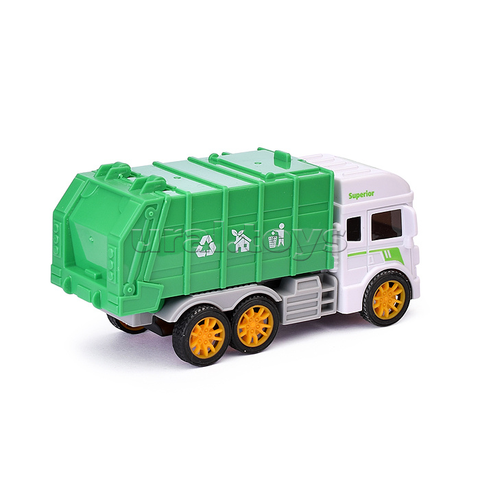 Машина "Мусоровоз" 4 вида, в пакете