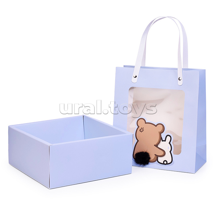 Пакет подарочный "Волшебная коробочка" 20,5*9,5*22,5см.