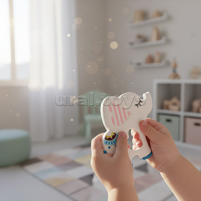 Игрушка -грызунок "Слон"