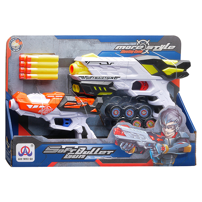 Набор тир "PlayMaster" с полимерными пулями, в коробке