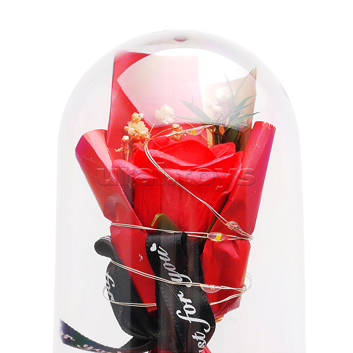 Светильник "Букетик" в коробке (красный)