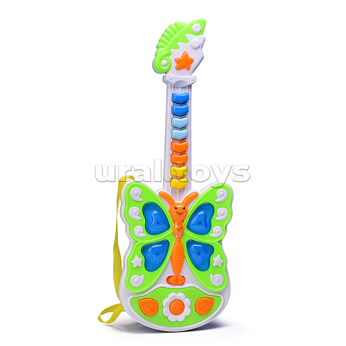 Гитара "Яркая бабочка" в коробке