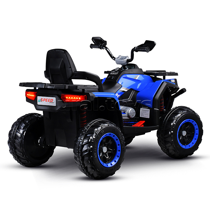 Электромобиль детский "Квадроцикл" (цвет черно-синий)