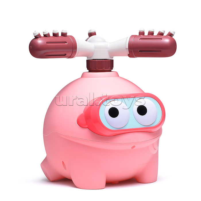 Игрушка - брызгалка "Пучеглазик", для подключения к водному шлангу, в коробке